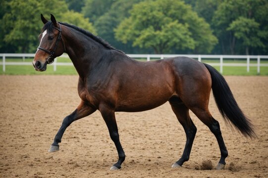 beautiful American Standardbred Horse breed.