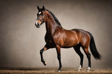 Fototapeta premium beautiful American Warmblood Horse breed.