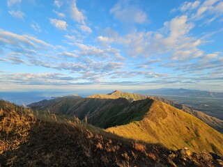 sunrise in the mountain