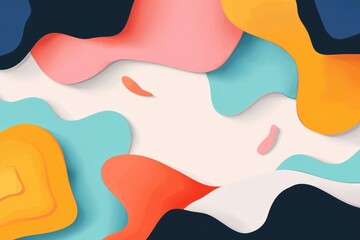 Modern background, fabric-like texture as backdrop, flat design illustration