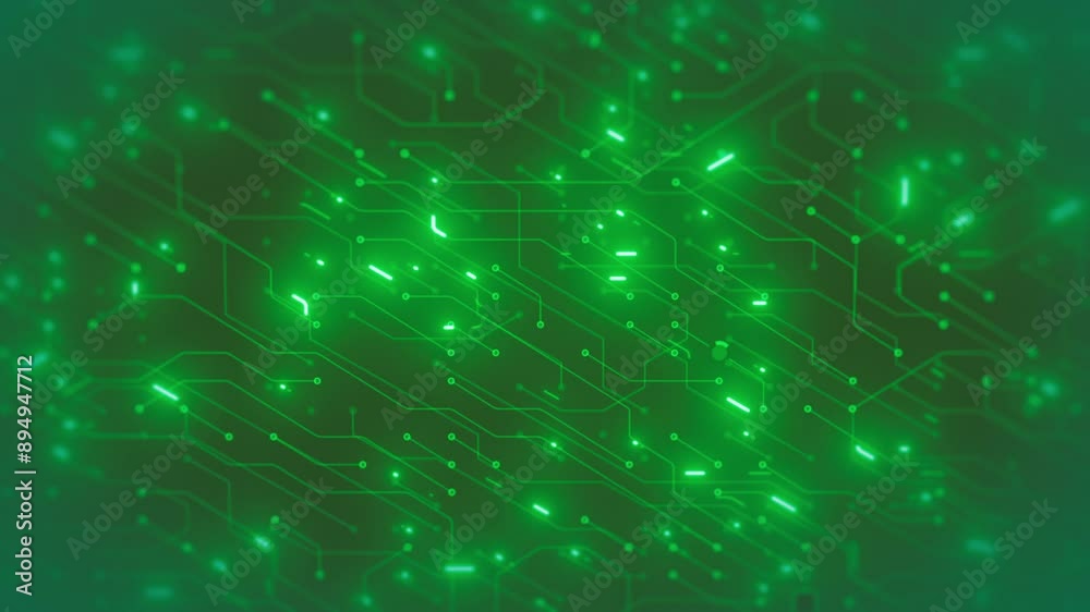 Poster computer motherboard chipset background/ animation of an abstract technology background with electro