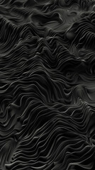 Liquid Darkness: Flowing Textures in a Natural Landscape