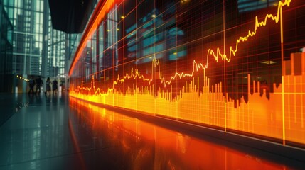 The stock market display