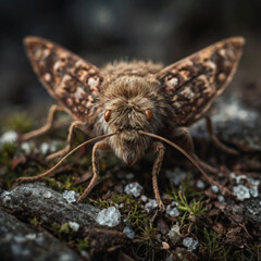 Obraz premium butterfly on the ground