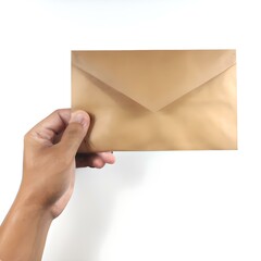 hand holding envelope