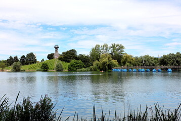 Flückigersee in Freiburg im Sommer