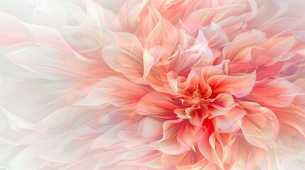 Fototapeta premium Pink Dahlia Flower Close Up