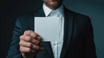 Con artist with fake business card, Hustle, professional deceit and manipulation