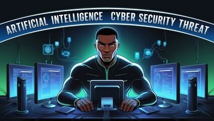 Cyber security, Data protection, information safety and encryption. Cyber security network. Data protection concept. Businessman using laptop computer with digital padlock on internet technology