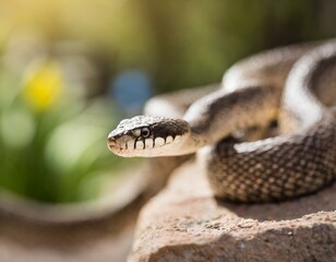 Naklejka premium Wąż