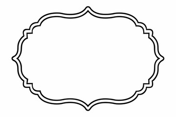 Border Vector with White Background Vector Illustration, Cartoons, Clipart, Line Art Design, Border vector with white background perfect for illustrations, cartoons, clipart, and line art design