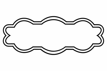 Border Vector with White Background Vector Illustration, Cartoons, Clipart, Line Art Design, Border vector with white background perfect for illustrations, cartoons, clipart, and line art design