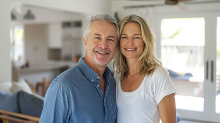 Fototapeta premium A Love Story Continues: A Couple's Enduring Bond Captures Hearts