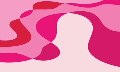 wavy and vibrant pink color background template copy space set fluid