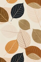 Obraz premium Beautiful colorful skeletonized leaves background