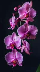 bright pretty valley orchids