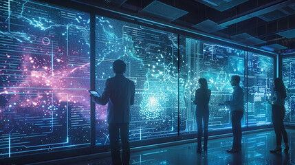 data analysts working with complex visualizations on large screens