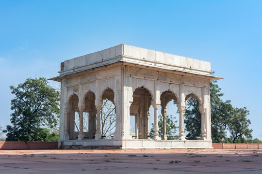 Hira Mahal, Red Fort, Old Delhi, India. UNESCO World Heritage Site