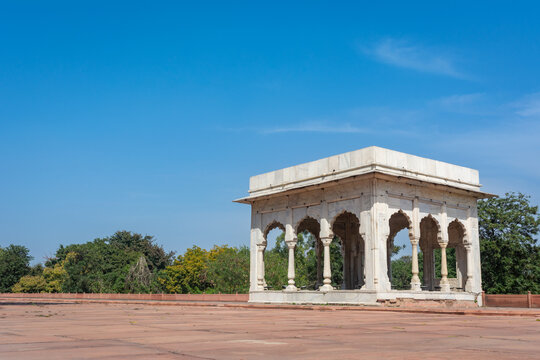 Hira Mahal, Red Fort, Old Delhi, India. UNESCO World Heritage Site
