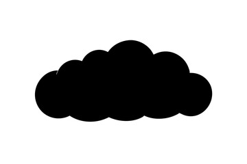 Cloud with White Background Vector Illustration, Cartoon, Clipart, and Line Art Design, Cloud vector illustration, cartoon, clipart, and line art with a white background