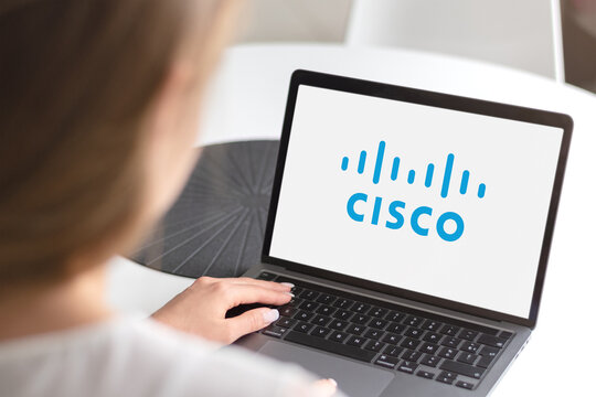 Guilherand-Granges, France - July 23, 2024. Cisco Systems specializes in networking hardware, telecommunications equipment, and cybersecurity solutions.