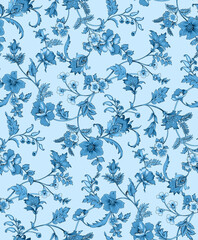 Seamless,Geometric,Ethnic,Style,Pattern,Allover,Multi,Flowers,Ornament,Manual