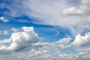 Beautiful blue sky clouds for background.