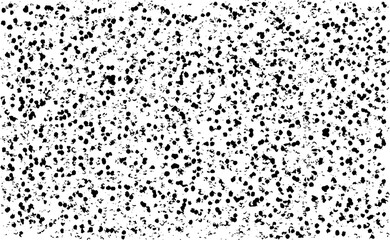 Snow, stars, fairy twinkling lights, rain drops on black background. Abstract vector noise. Small particles of debris and dust. Distressed uneven grunge texture overlay.
