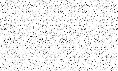 Snow, stars, fairy twinkling lights, rain drops on black background. Abstract vector noise. Small particles of debris and dust. Distressed uneven grunge texture overlay.
