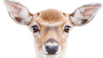 A deer with its head turned to the side