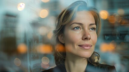 Fototapeta premium Portrait of a powerful business woman / Women in Tech 