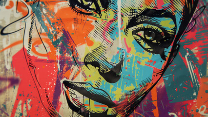 Graffiti Style Mixed with Pop Art