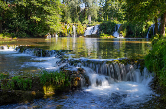 Rapids in Rastoke, Slunj, Croatia