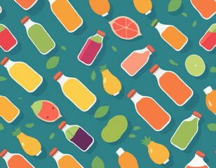 Juice bottle beverage 