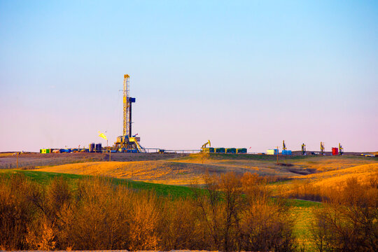 Drilling for oil in North Dakota