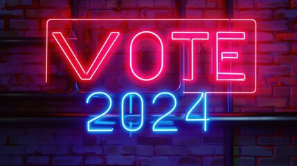 Obraz premium Neon sign displaying 