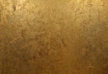 Gold abstract texture with relief. Raster vintage gold cover	
