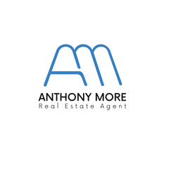 Logo monogram AM Real Estate Agent