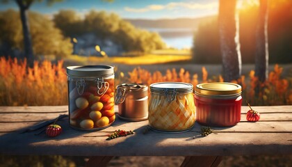 spices in a glass jar