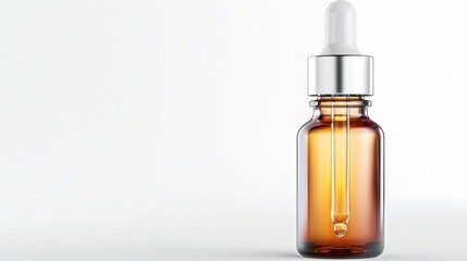 Fototapeta premium A bottle of perfume with a silver top