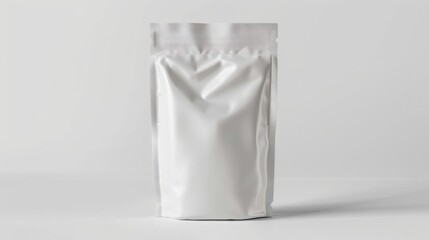 Zip bag mock up bakcground illustrration generated by ai