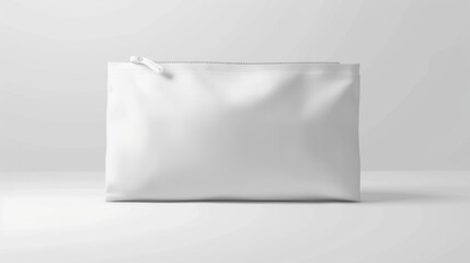 Zip bag mock up bakcground illustrration generated by ai