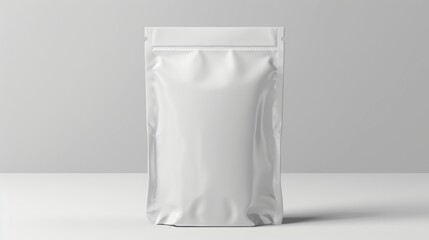 Zip bag mock up bakcground illustrration generated by ai