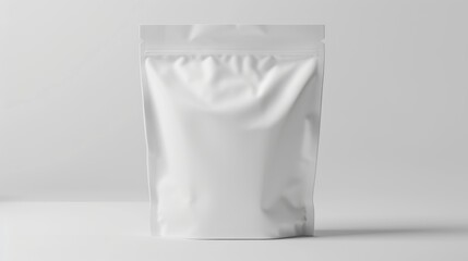 Zip bag mock up bakcground illustrration generated by ai