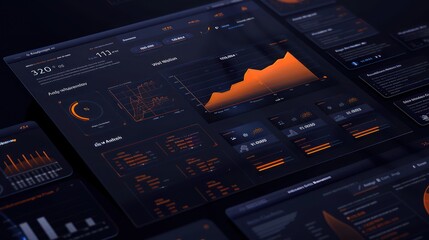 advanced digital platform for private banking, displaying tailored investment advice and wealth management strategies on a secure interface