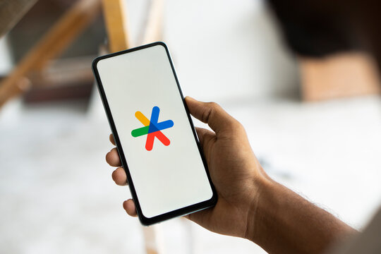 Dhaka, Bangladesh- 21 July 2024: Google Authenticator logo is displayed on smartphone.