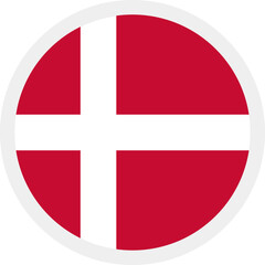 Obraz premium Denmark Flag Icon