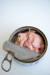 canned turkey close-up