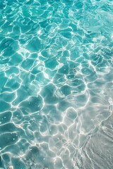 Blue water reflection background.