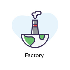 Factory vector icon